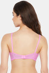 Clovia Padded Non-Wired Full Coverage T-Shirt Bra - Pink — thumbnail 4