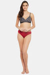 Clovia Padded Non Wired Full Coverage T-Shirt Bra - Black — thumbnail 5