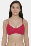 Clovia Single Layered Non Wired Full Coverage T-Shirt Bra - Pink — thumbnail 1