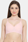 Clovia Single Layered Non Wired Full Coverage T-Shirt Bra - Pink — thumbnail 1
