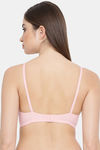 Clovia Single Layered Non Wired Full Coverage T-Shirt Bra - Pink — thumbnail 3