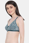Clovia Double Layered Non Wired Full Coverage T-Shirt Bra - Green — thumbnail 3