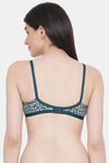 Clovia Double Layered Non Wired Full Coverage T-Shirt Bra - Green — thumbnail 4