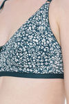 Clovia Double Layered Non Wired Full Coverage T-Shirt Bra - Green — thumbnail 5