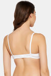 Clovia Double Layered Non-Wired Full Coverage T-Shirt Bra - White — thumbnail 4