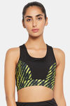 Clovia Padded Non-Wired Full Coverage Super Support Bra - Black — thumbnail 1