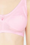 Clovia Double Layered Non Wired Full Coverage T-Shirt Bra - Pink — thumbnail 5
