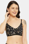 Clovia Double Layered Non Wired Full Coverage T-Shirt Bra - Black — thumbnail 2