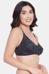 Clovia Single Layered Non Wired Full Coverage T-Shirt Bra - Blue — thumbnail 2
