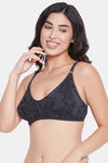Clovia Single Layered Non Wired Full Coverage T-Shirt Bra - Blue — thumbnail 3