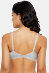 Clovia Double Layered Non Wired Full Coverage T-Shirt Bra - Grey — thumbnail 4