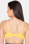 Clovia Double Layered Non Wired Full Coverage T-Shirt Bra - Yellow — thumbnail 4