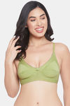 Clovia Single Layered Non Wired Full Coverage T-Shirt Bra - Green — thumbnail 1