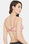 Clovia Double Layered Non Wired Full Coverage T-Shirt Bra - Pink — thumbnail 4