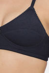 Clovia Double Layered Non Wired Full Coverage T-Shirt Bra - Blue — thumbnail 5