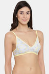 Clovia Double Layered Non Wired Full Coverage T-Shirt Bra - Yellow — thumbnail 2