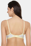 Clovia Double Layered Non Wired Full Coverage T-Shirt Bra - Yellow — thumbnail 4