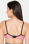 Clovia Double Layered Non Wired Full Coverage T-Shirt Bra - Pink — thumbnail 4