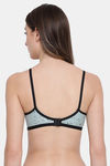 Clovia Double Layered Non Wired Full Coverage T-Shirt Bra - Green — thumbnail 4