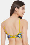 Clovia Double Layered Non Wired Full Coverage T-Shirt Bra - Blue — thumbnail 4