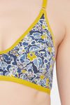 Clovia Double Layered Non Wired Full Coverage T-Shirt Bra - Blue — thumbnail 5