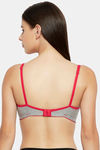 Clovia Double Layered Non Wired Full Coverage T-Shirt Bra - Grey — thumbnail 4