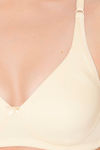 Clovia Double Layered Non Wired Full Coverage T-Shirt Bra - Nude — thumbnail 5