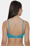 Clovia Single Layered Non Wired Full Coverage T-Shirt Bra - Green — thumbnail 4