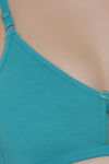 Clovia Single Layered Non Wired Full Coverage T-Shirt Bra - Green — thumbnail 5