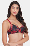 Clovia Padded Non Wired Full Coverage T-Shirt Bra - Black — thumbnail 2