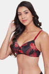 Clovia Padded Non Wired Full Coverage T-Shirt Bra - Black — thumbnail 3