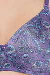 Clovia Padded Non Wired Full Coverage T-Shirt Bra - Purple — thumbnail 5