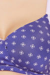 Clovia Padded Non Wired Full Coverage T-Shirt Bra - Blue — thumbnail 5