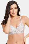 Clovia Padded Non Wired Full Coverage T-Shirt Bra - White — thumbnail 1