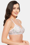 Clovia Padded Non Wired Full Coverage T-Shirt Bra - White — thumbnail 2