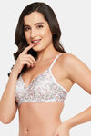 Clovia Padded Non Wired Full Coverage T-Shirt Bra - White — thumbnail 3