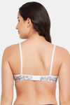 Clovia Padded Non Wired Full Coverage T-Shirt Bra - White — thumbnail 4