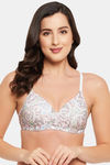 Clovia Padded Non Wired Full Coverage T-Shirt Bra - White — thumbnail 5