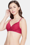 Clovia Padded Non Wired Full Coverage T-Shirt Bra - Pink — thumbnail 3