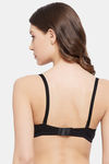 Clovia Padded Non Wired Full Coverage T-Shirt Bra - Black — thumbnail 4