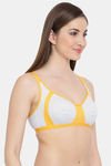 Clovia Single Layered Non Wired Full Coverage T-Shirt Bra - Grey — thumbnail 2