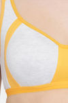 Clovia Single Layered Non Wired Full Coverage T-Shirt Bra - Grey — thumbnail 5