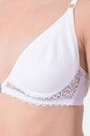 Clovia Single Layered Non Wired Medium Coverage T-Shirt Bra - White — thumbnail 5