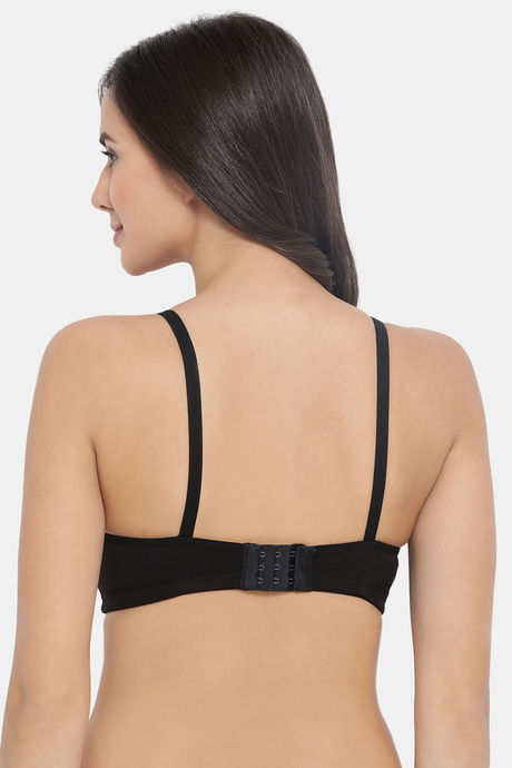 Clovia Single Layered Non Wired Full Coverage T-Shirt Bra - Black — image 4
