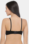 Clovia Single Layered Non Wired Full Coverage T-Shirt Bra - Black — thumbnail 4