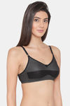 Clovia Single Layered Non Wired Full Coverage T-Shirt Bra - Grey — thumbnail 2