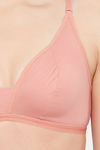 Clovia Single Layered Non Wired Medium Coverage T-Shirt Bra - Peach — thumbnail 6