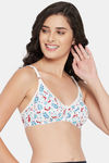 Clovia Double Layered Non Wired Full Coverage T-Shirt Bra - White — thumbnail 2