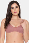 Clovia Double Layered Non Wired Full Coverage T-Shirt Bra - Pink — thumbnail 1