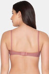 Clovia Double Layered Non Wired Full Coverage T-Shirt Bra - Pink — thumbnail 4